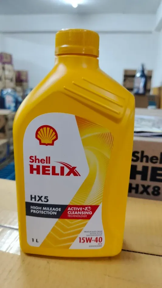 [Shell] - น้ำมันเครื่อง เบนซิน HX5 15W-40 (1L)