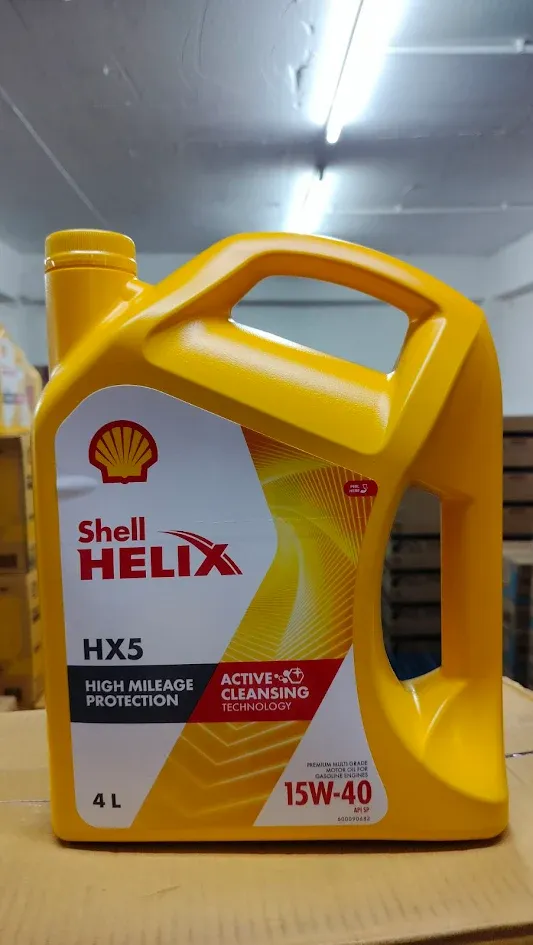 [Shell] - น้ำมันเครื่อง เบนซิน HX5 15W-40 SP (4L)