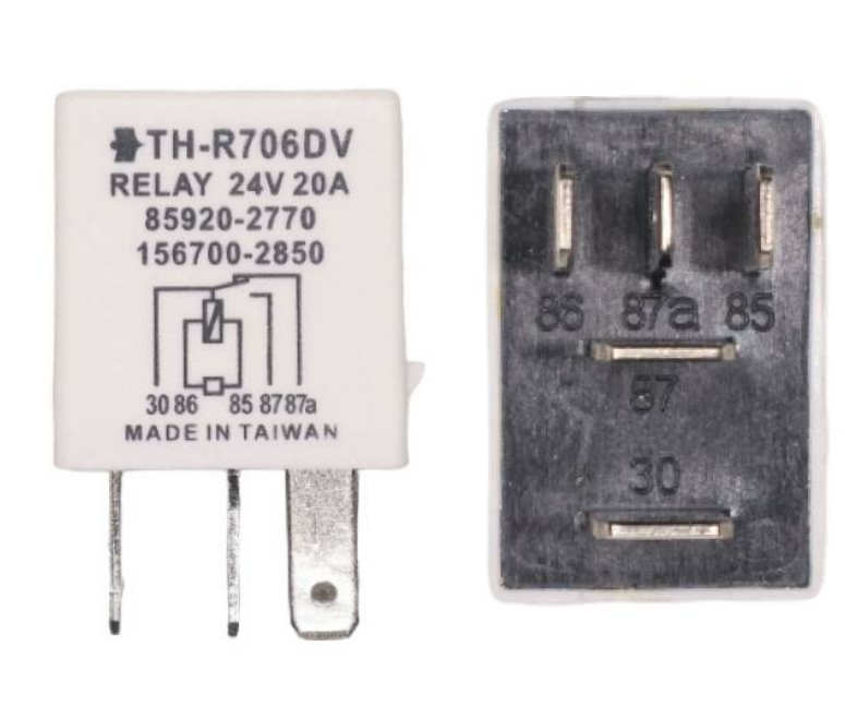 [LIHYEH] - รีเลย์ 24V 5P 20A HINO 