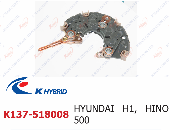 [MOBILETRON] - แผงไดโอด HYUNDAI H1 09-19 | HINO MEGA 500 (M6) (ทองแดง)