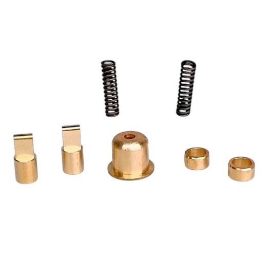 [A] - บูชคันเกียร์+เสา+สปริง ISUZU D-MAX 05-19 (4JJ, 4JK) (ทองเหลือง) (ชุดใหญ่)