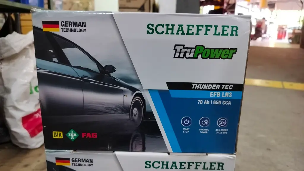[SCHAEFFLER] - แบตเตอรี่ แห้ง EFB LN3 70AH 650CCA