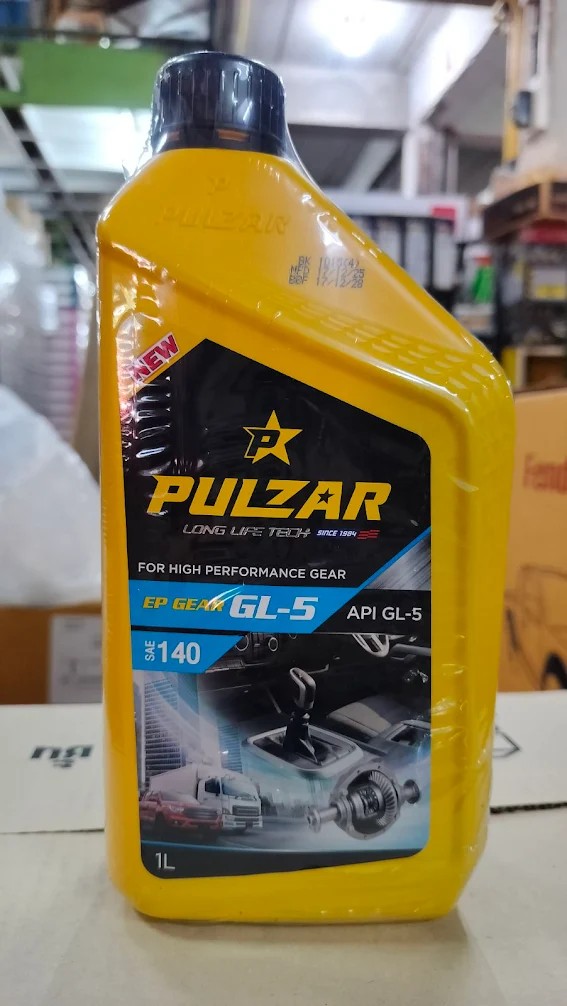 [PULZAR] - น้ำมันเกียร์และเฟืองท้าย GL-5 EP GEAR SAE140 (1L) (NEW)