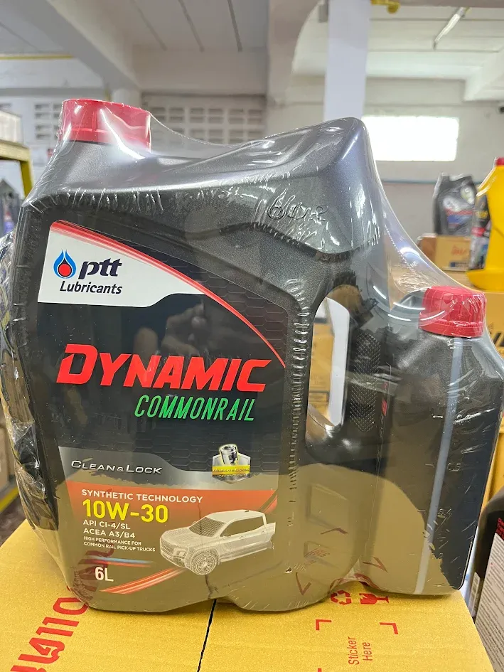 [PTT] - น้ำมันเครื่อง ดีเซล DYNAMIC COM 10W-30 (6L+1L) (CLEAN & LOCK) (NEW)
