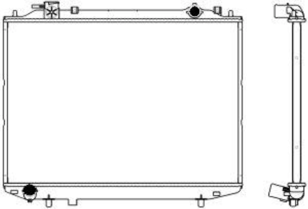 [ADR] - หม้อน้ำ MAZDA FIGHTER 98-05 | FORD RANGER 98-05 (2.5) (2.9) (MT) (22mm)