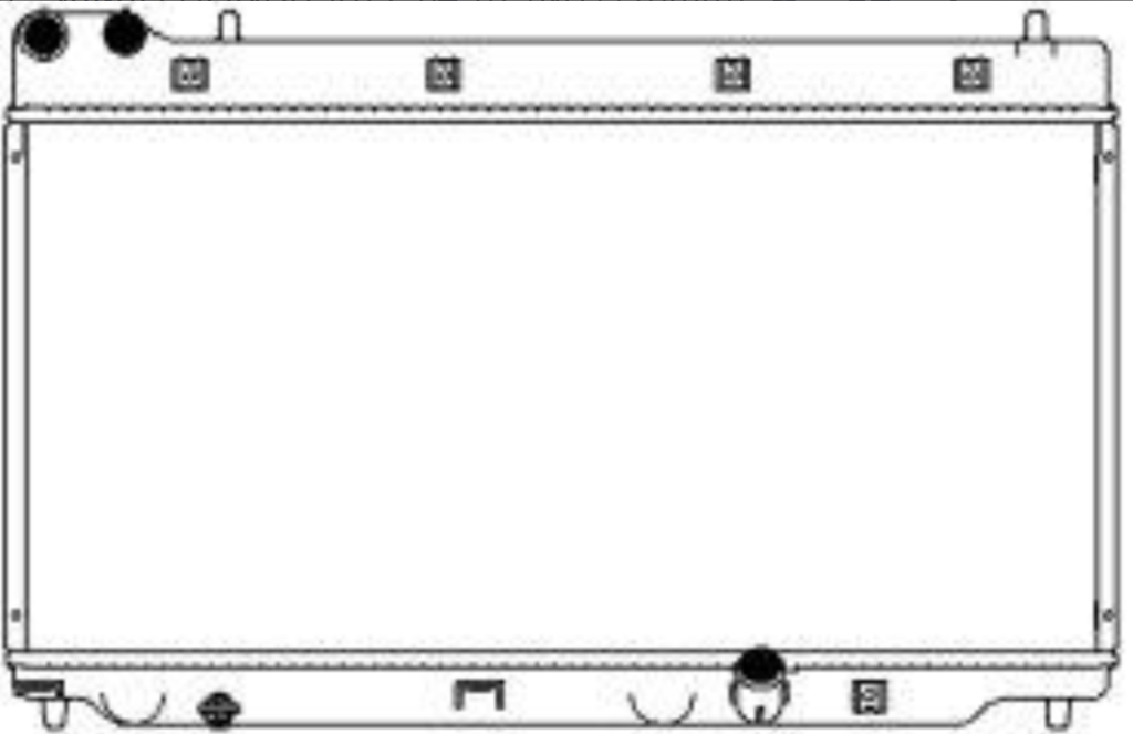 [ADR] - หม้อน้ำ HONDA JAZZ 04-07 (MT) (16mm)