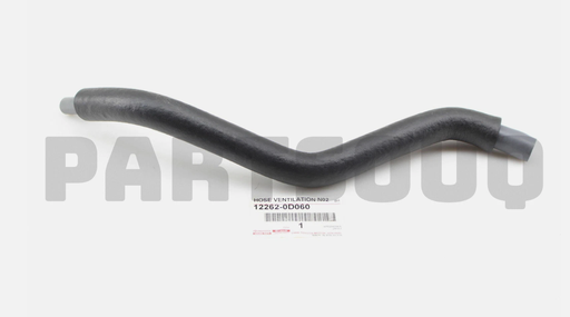 [12262-0D060] [แท้] - ท่อหายใจ TOYOTA ALTIS 03-07, ZZE121 1.6 (NO.2) (รูใน 8/15mm)