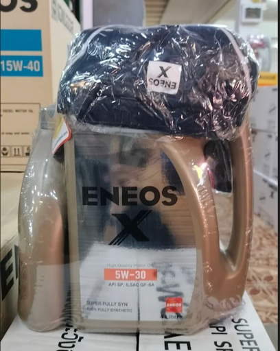 [8859379101700] [ENEOS] - น้ำมันเครื่อง เบนซิน X SUPER 5W-30 SP/GF-6A (4L+1L) (แถมเสื้อ)