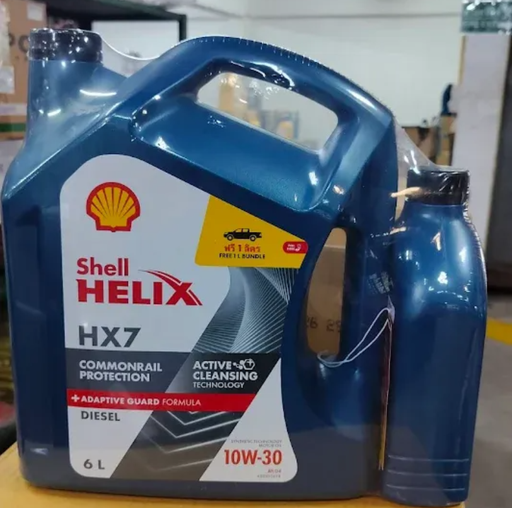 [5011987263703] [Shell] - น้ำมันเครื่อง ดีเซล HX7 SEMI 10W-30 (6L+1L)
