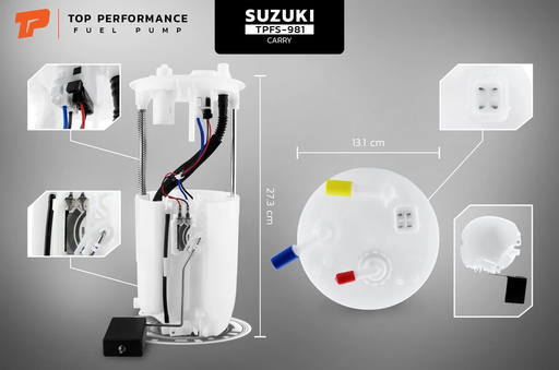 [TPFS-981] [TOP PERFORMANCE] - ชุดลูกลอย+มอเตอร์ปั๊มติ๊ก SUZUKI CARRY