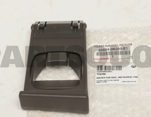[55604-0K020-E1] [แท้] - ที่วางแก้ว LH TOYOTA VIGO 04-08
