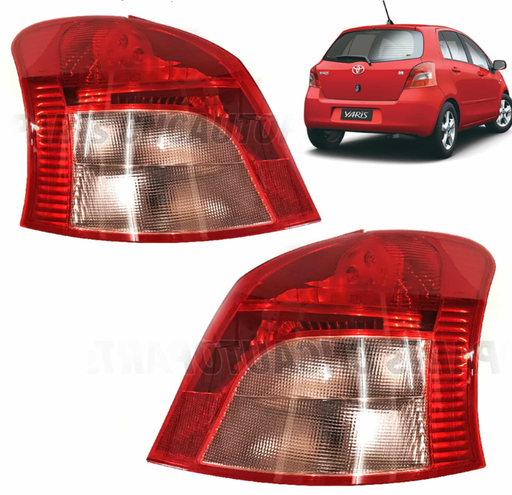 [81561-0D180] [แท้] - เสื้อไฟท้าย LH TOYOTA YARIS 06-08 (ขาว-ขาว)