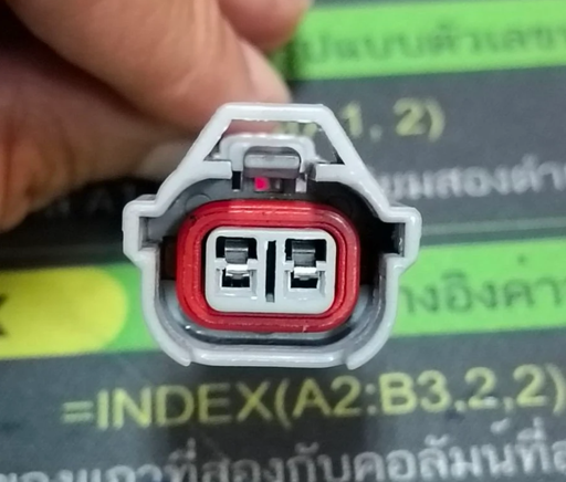 [AC01-008] [SPA] - ปลั๊กหัวฉีด (2สาย) NISSAN NAVARA 07-19, D40, NP300