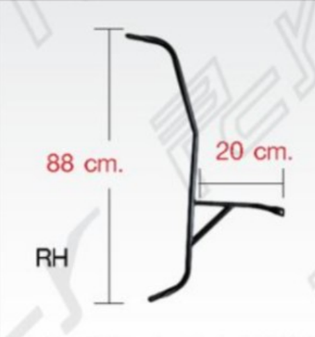 [FN92-02-011-RH] [PCY] - ขากระจกมองข้าง RH 88x20cm MITSUBISHI FN527 86