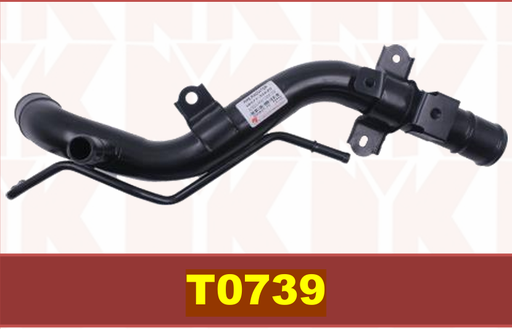 [T0739] [NYK] - แป๊บราวน้ำ เหล็ก TOYOTA COMMUTER KDH 05-14 (ดีเซล) (บนสั้น) 