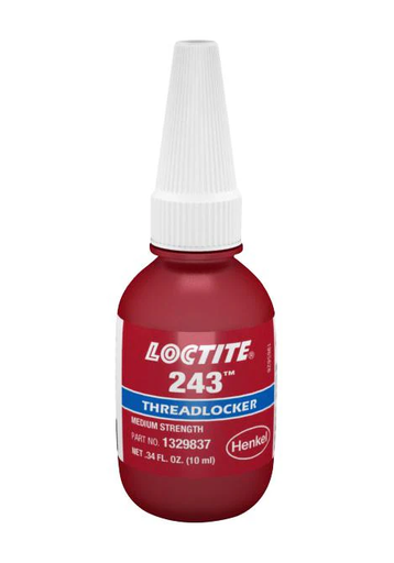 [44089] [LOCTITE] - น้ำยาล็อคเกลียว-กันคลาย 243 น้ำเงิน 10ml (ล็อกชั่วคราว/ล็อกปานกลาง)