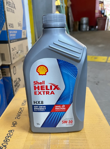 [5011987160484] [Shell] - น้ำมันเครื่อง เบนซิน EXTRA HX8 Full Synth 5W-30 (1L)