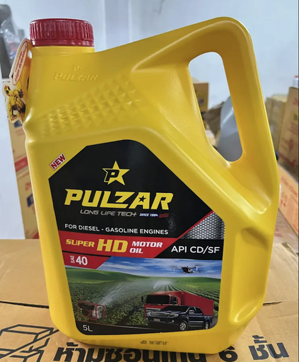 [8852694002943] [PULZAR] - น้ำมันเครื่อง SUPER HD #40 (5L) (NEW)