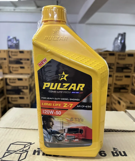 [8852694002738] [PULZAR] - น้ำมันเครื่อง ดีเซล Z-7 20W-50 (1L) (NEW)