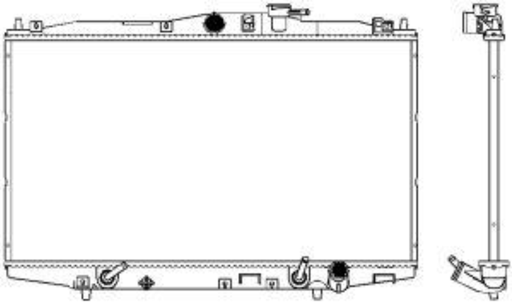 [3211-1003C] [ADR] - หม้อน้ำ HONDA ACCORD 98-02 (2.0) (2.3) (AT) (16mm)
