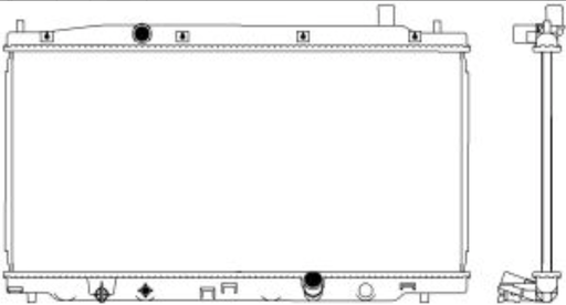 [3211-8543] [ADR] - หม้อน้ำ HONDA BRV 16-21 (1.5) (AT) (16mm)