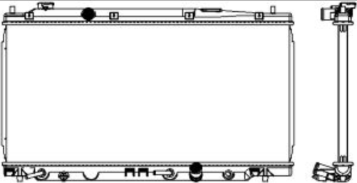 [3211-1045C] [ADR] - หม้อน้ำ HONDA CITY 09-13, JAZZ 09-13, FREED 09-16 (AT) (22mm)