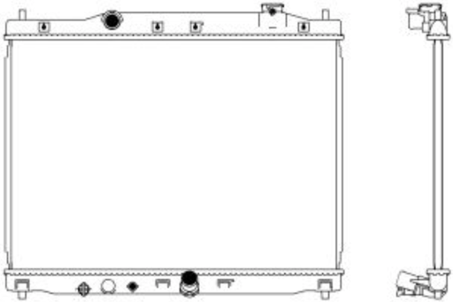 [3211-8535C] [ADR] - หม้อน้ำ HONDA CITY 14-19 (AT) (16mm)
