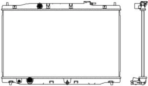 [3211-8533C] [ADR] - หม้อน้ำ HONDA CRV 12-16 (2.0) (2.4) (AT) (16mm)