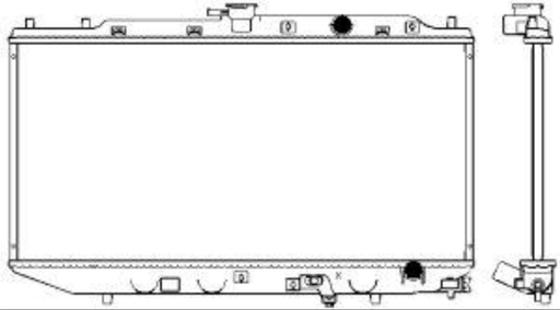 [3211-1030C] [ADR] - หม้อน้ำ HONDA CITY 96-02 (MT) (16mm)